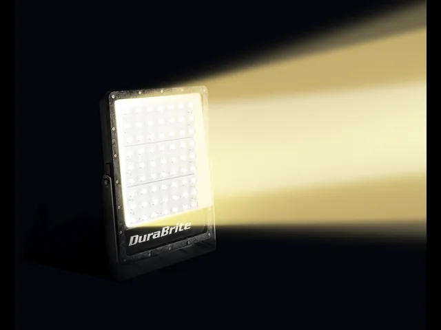 DuraBrite Amber Pro light projecting a warm amber beam