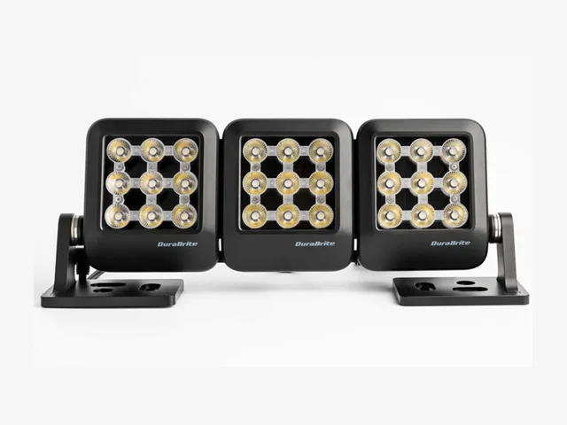 DuraBrite Nano Triple Stack, three light modules on a shared bracket